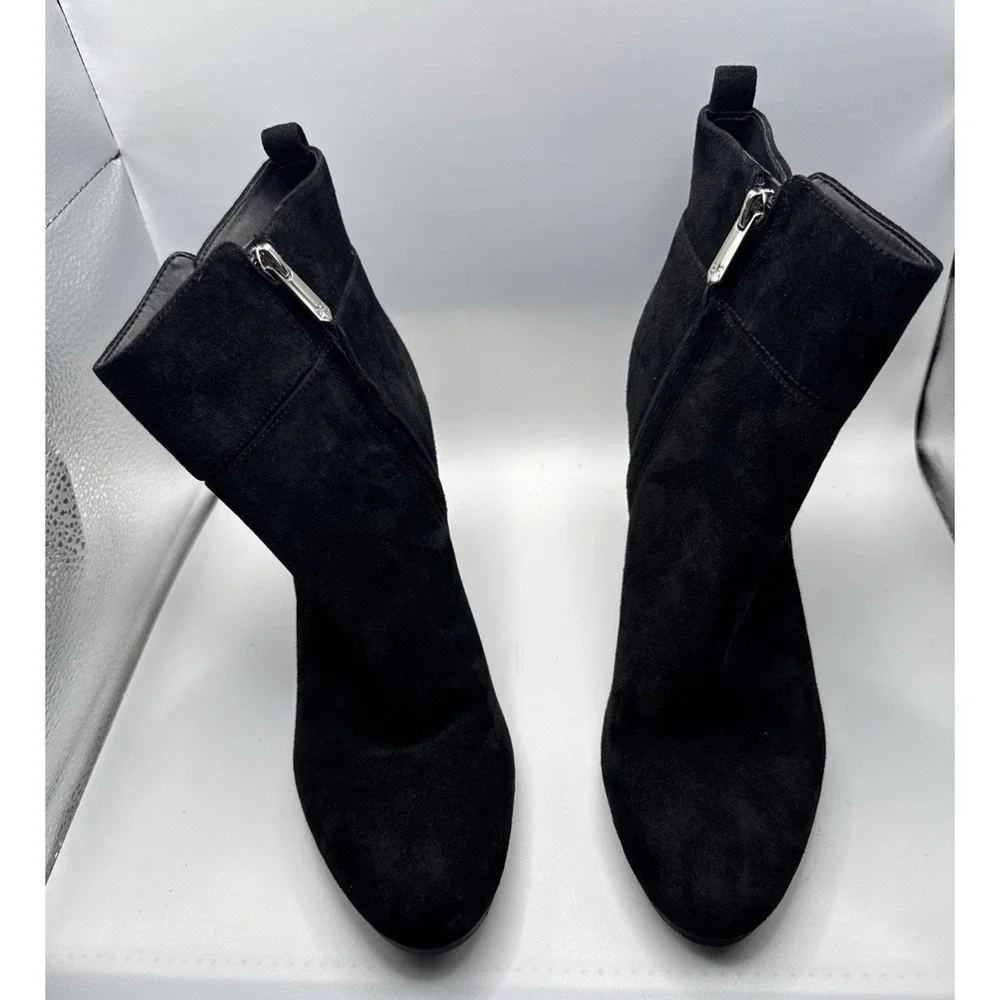 Sam Edelman Ankle Bootie's Womens Sianna Suede ‎ Black Size 10 M